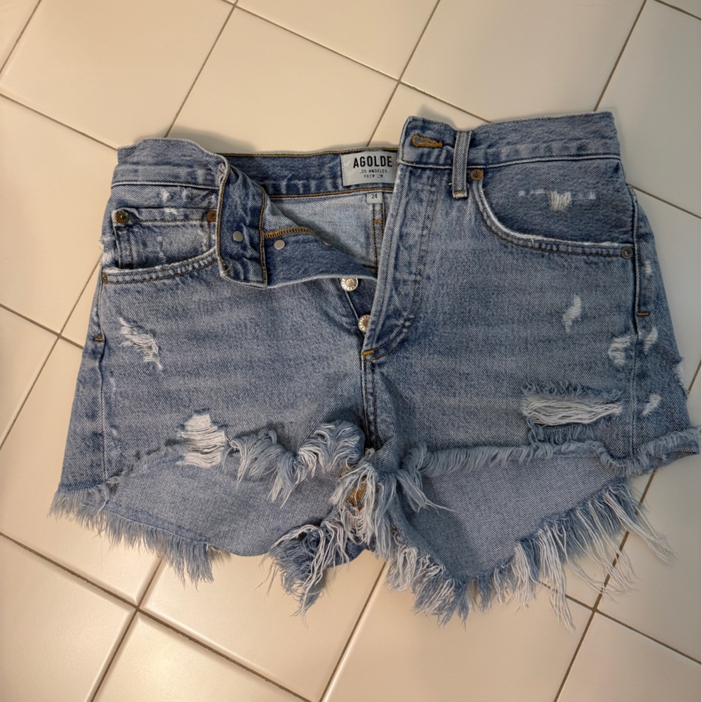AGOLDE Parker Vintage Cut Off Shorts